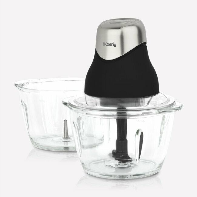 Actual product image H.Koenig Mini electric chopper with 2 bowls (320 W)