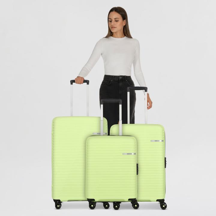 Image du produit American Tourister Liftoff 4 Rollen Kofferset 3-teilig mit Dehnfalte (208 l, XL (à partir de 115l))