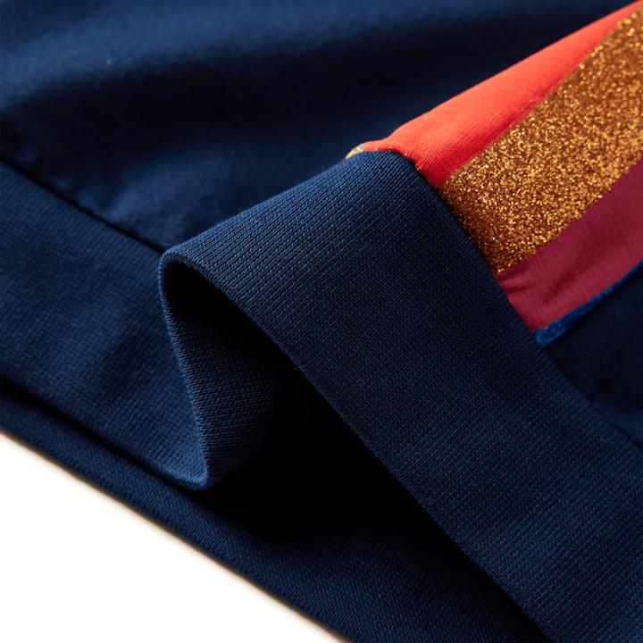 Immagine prodotto VidaXL Felpa da bambino blu navy 128,Materiale: 95 % cotone. 5 (128)