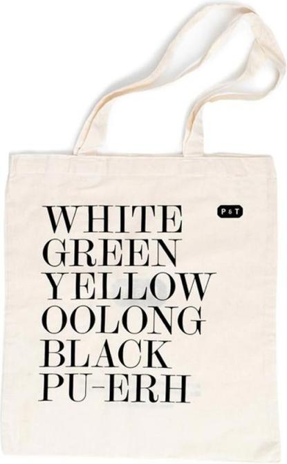 Actual product image Paper & Tea Shoulder Bag | Tea Geek Tote Bag