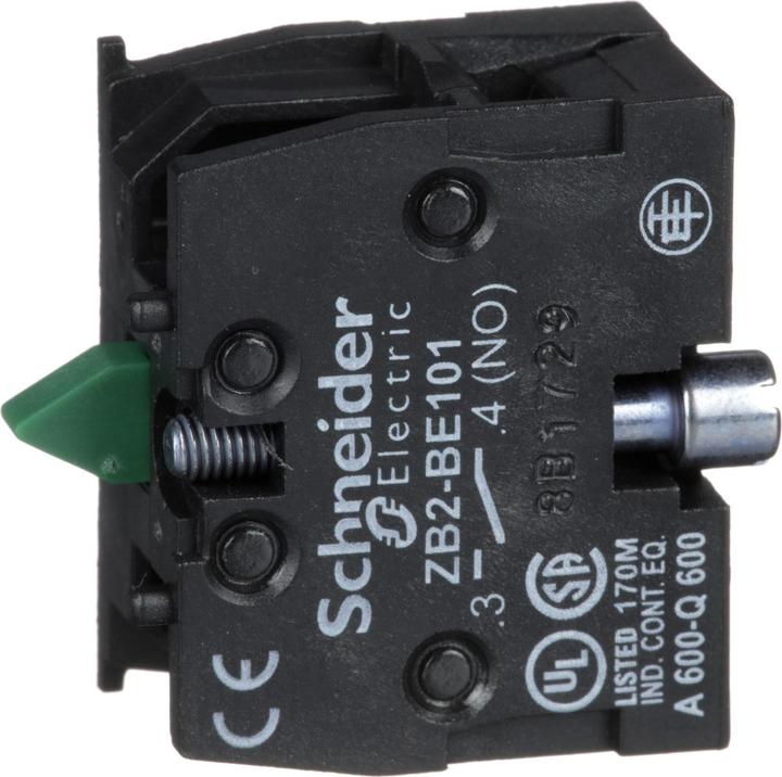 Image du produit Schneider Electric ZB2 Bloc de contact 10A 600V NO Slow Break