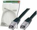 Actual product image Digitus CAT 5e SF-UTP patch cable Cu PVC AWG 26/7 length 10 m colour black (SF/UTP, CAT5e, 10 m)