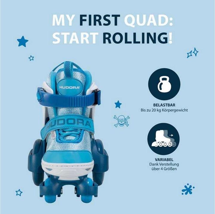 Actual product image Hudora HDO Roller Skates My First Quad 30-23 cy 22064 (30, 31, 32, 33)