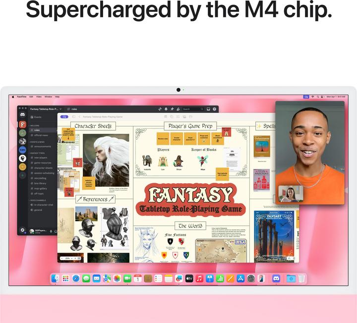 Produktbild Apple iMac 2024 (M4, 16 GB, 512 GB, Apple M4 10-Core)