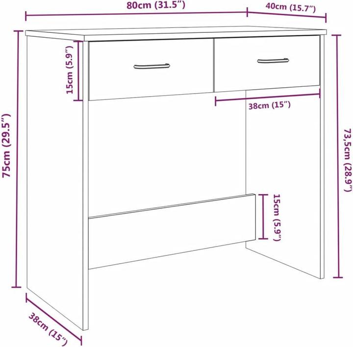 Immagine prodotto VidaXL Maisey (80 x 40 x 75 cm)
