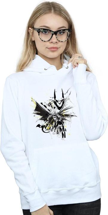 Actual product image Womens/Ladies Batman Batface Splash Hoodie (XL)