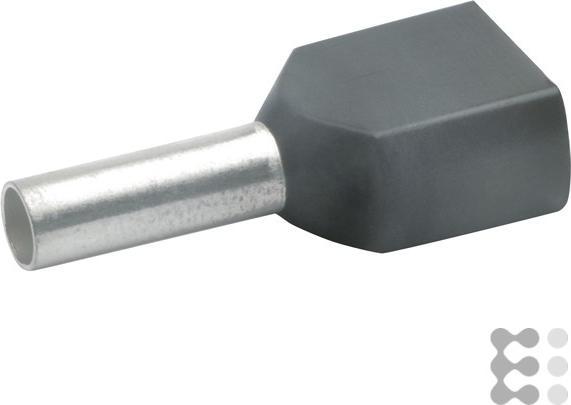 Klauke 87212 Embouts de fils jumelés isolés, 2 x 1