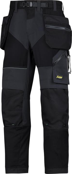 Produktbild Snickers Workwear FlexiWork Trousers+ Black W35/L32 (W35/L32)