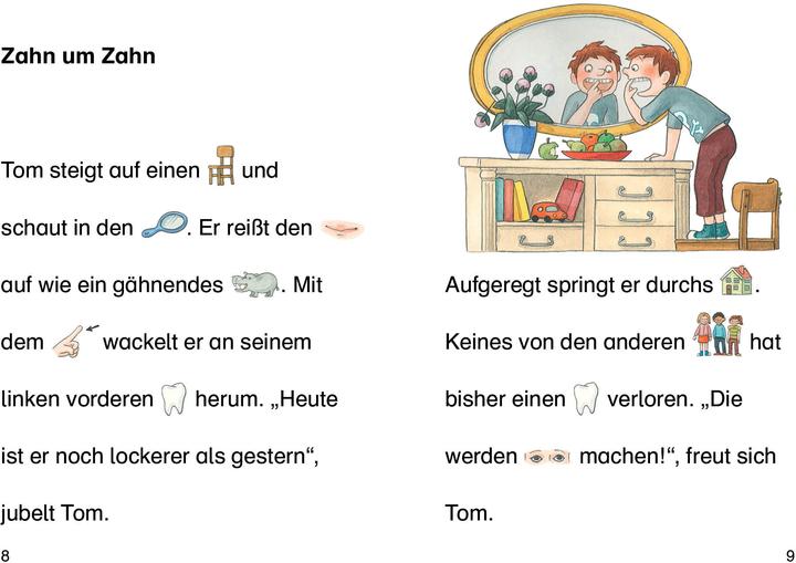 Image du produit Bildermaus - Wackelzahngeschichten (Allemand, Annette Moser, Sandra Reckers, Livres de première lecture Loewe, 2020)