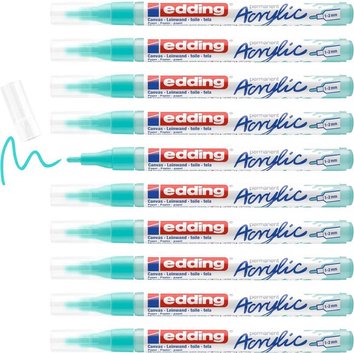 Actual product image Edding Acrylic marker 5300 Fine (Turquoise, 2 mm, 1 x)