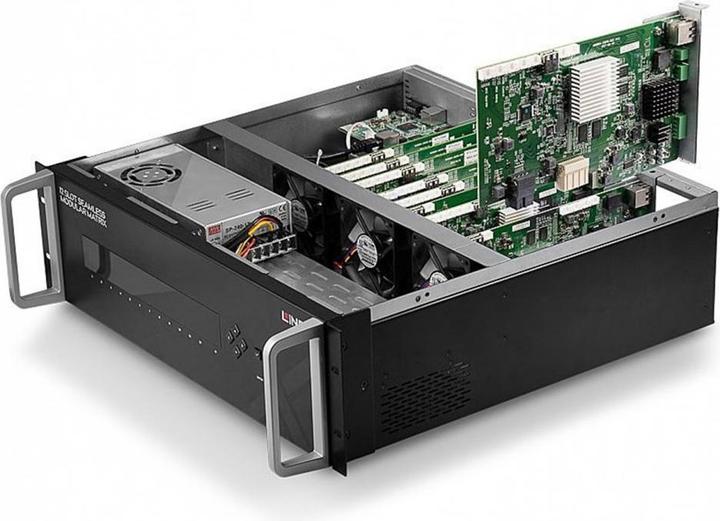Actual product image Lindy 12 Slot Seamless Modular Matrix Chassis
