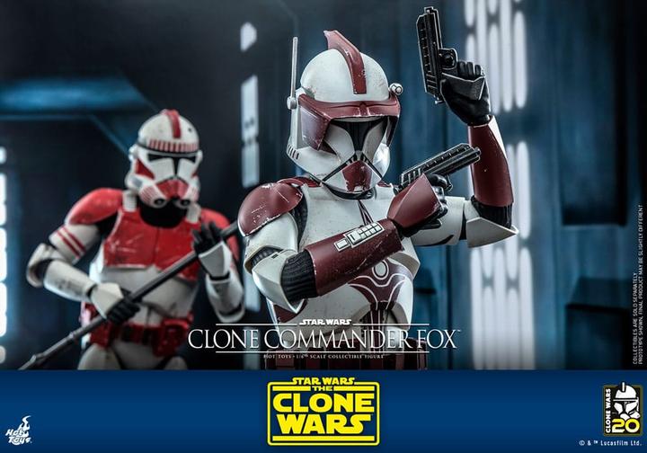 Produktbild Hot Toys Star Wars: The Clone Wars figurine 1/6 Clone Commander Fox 30 cm