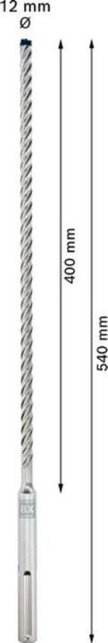 Actual product image Bosch Professional Zubehör Expert SDS max-8X hammer drill, 12 x 400 x 540 mm (12 millimetres)