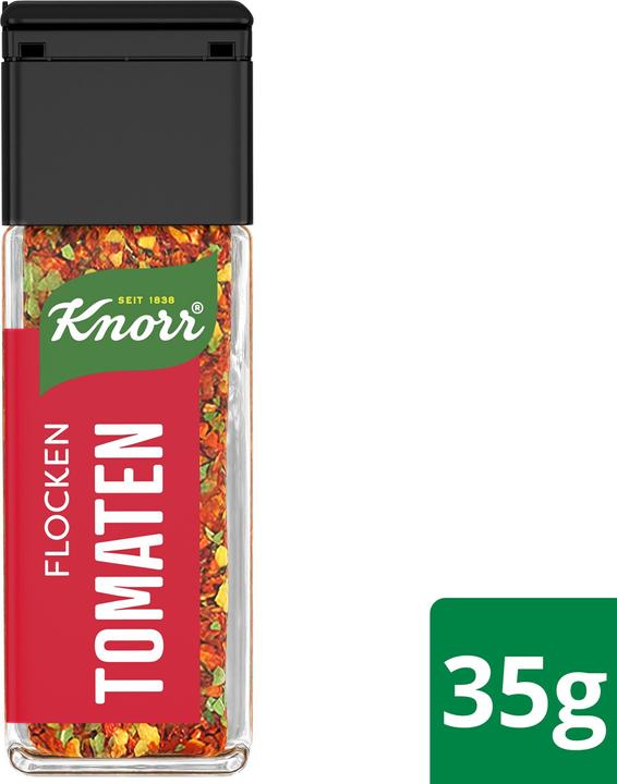 Produktbild Knorr 100% Natürlich Gewürzflocken Tomate, Gewürz Streuer zum Würzen von Tomatensuppen & Tomatensaucen (35 g)