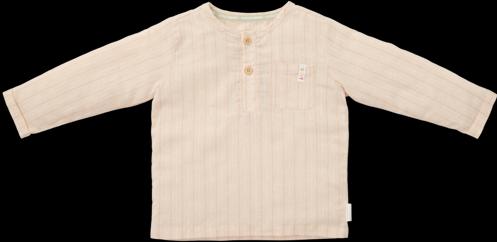 Little Dutch Leinen Shirt langärmlig Sand Stripes - 80 (80)