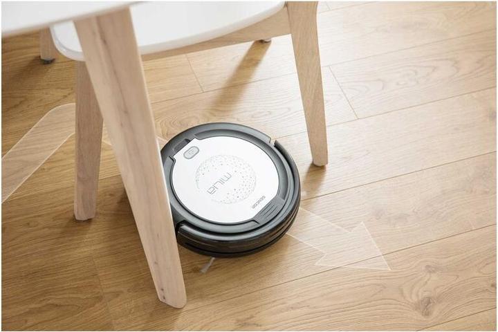 Image du produit Sencor SRV 1000SL robot vacuum 0.2 L Bagless Black, Silver (Robot d'aspiration et de nettoyage)