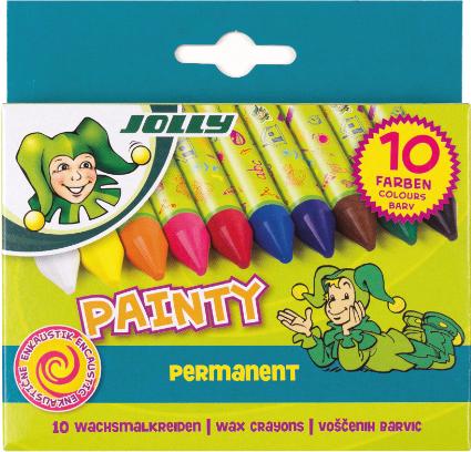 Actual product image Jolly Painting chalk PAINTY, box of 10 (Colored, 10 x)