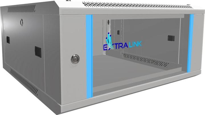 Produktbild Extralink EX.8543 rack cabinet 4U Wall mounted rack Grey (4 HE, 19 Zoll Rack)