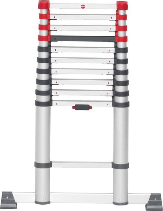 Productafbeelding Hailo FlexLine, aluminium veiligheidstelescopische ladder, 11 sporten (Enkele ladder, 99 cm)
