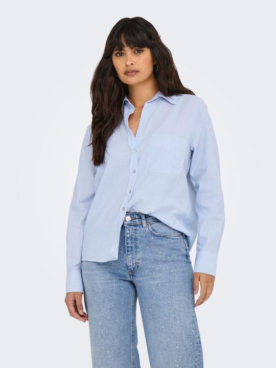 Actual product image Only Pgalina Life L/S Stripe Shirt Wvn (M)