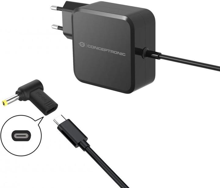 Produktbild Conceptronic Adapter USB-C -> DC, Toshiba 4.0x1.7mm 18-20V