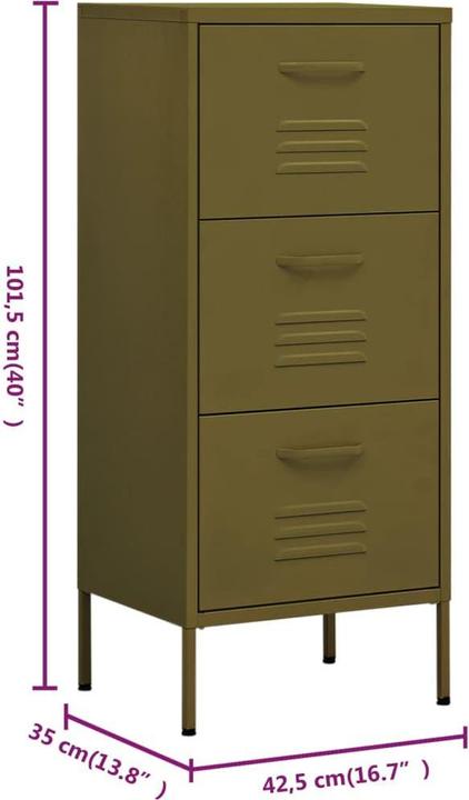 Actual product image VidaXL Nalren (42.5 x 35 x 101.5 cm)
