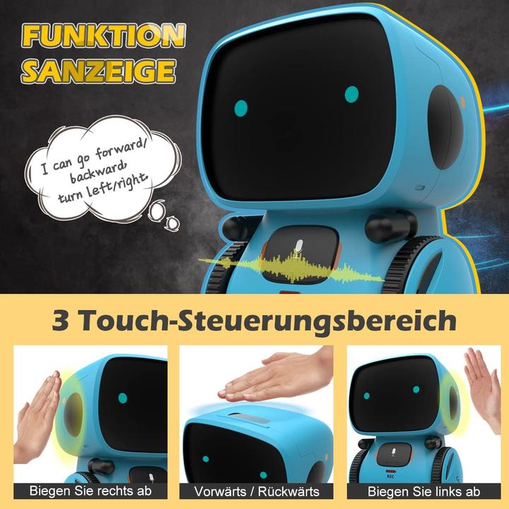 Actual product image Remoking Interactive Robot Learning Toy, Blue