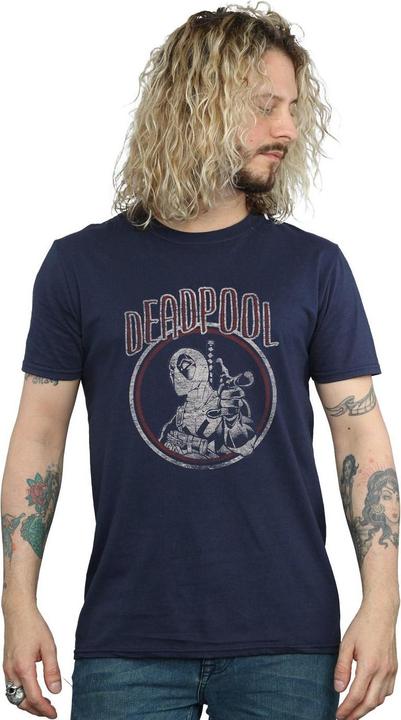 Produktbild Deadpool Vintage Circle TShirt (XXL)