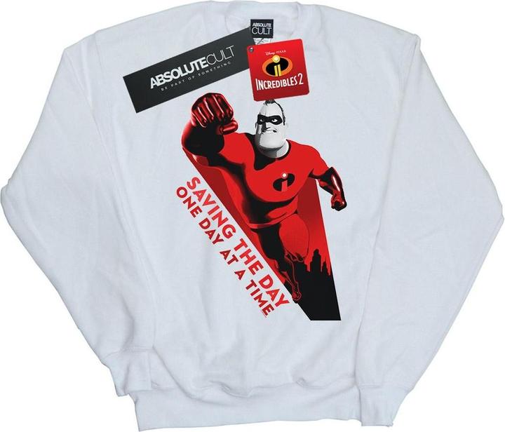 Actual product image Disney Mens The Incredibles Saving The Day Sweatshirt (L)