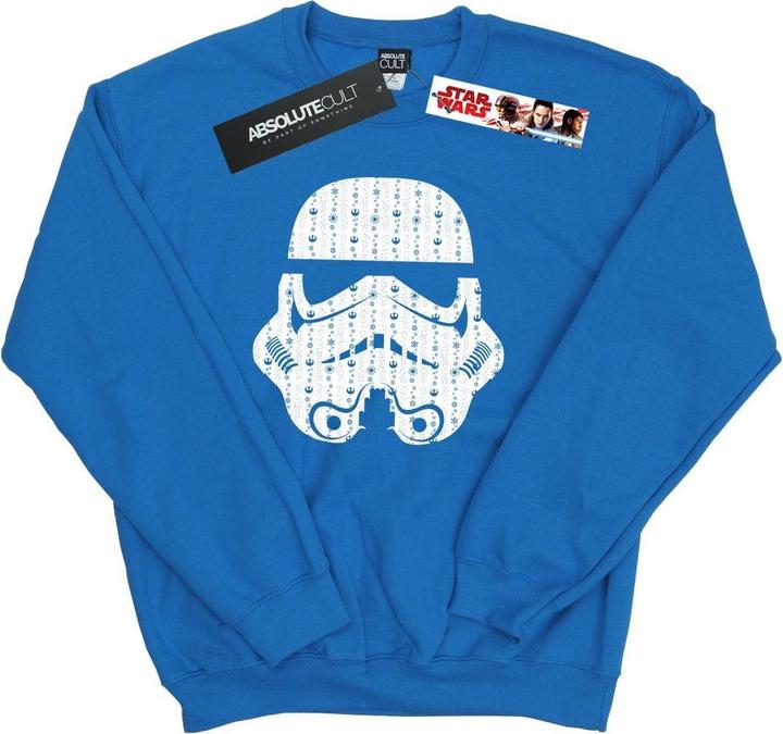 Produktbild Star Wars Christmas Stormtrooper Helmet Sweatshirt (M)