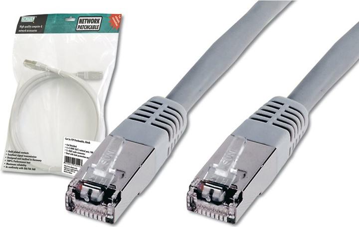 Produktbild Digitus Network cable (SF/UTP, CAT5e, 1 m)