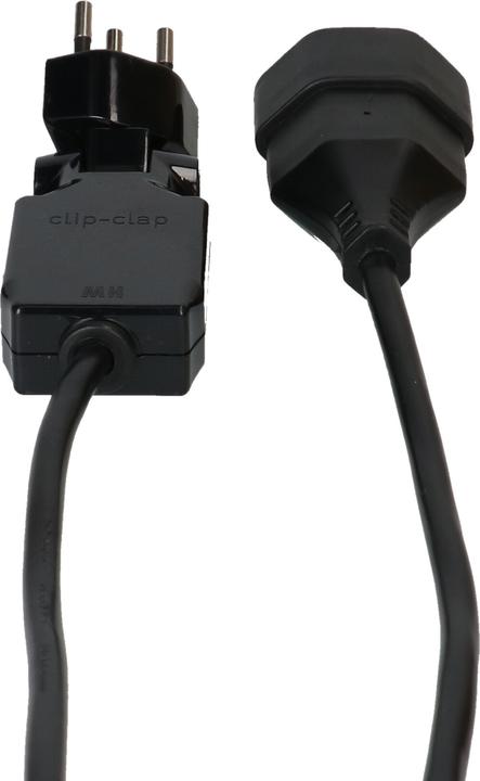 Immagine prodotto Max Hauri Cavo di prolunga 5 m T13 - T12 clip-clap, nero (5 m, Tipo 13)
