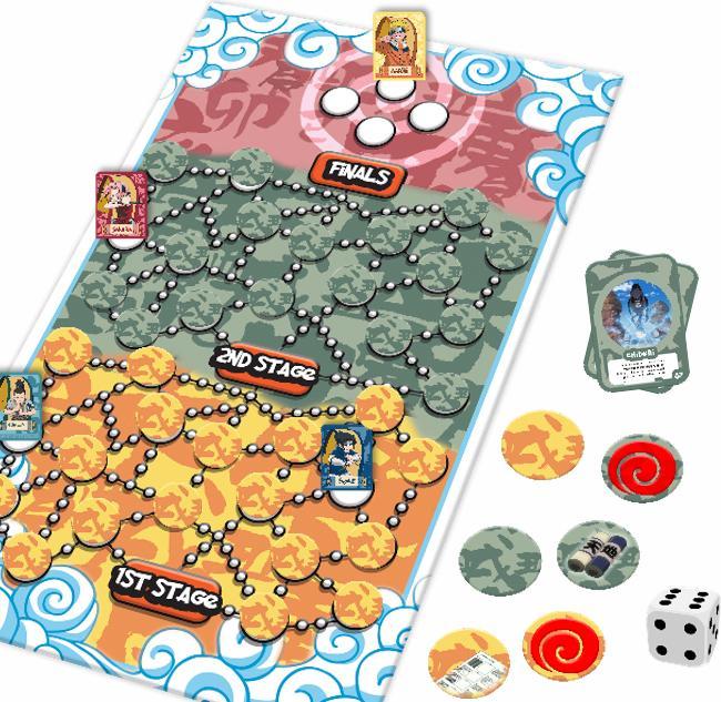 Actual product image ASS Altenburg Naruto - Chunin Exam Sprint, for 2-4 players, from 8 years (DE edition) (German)