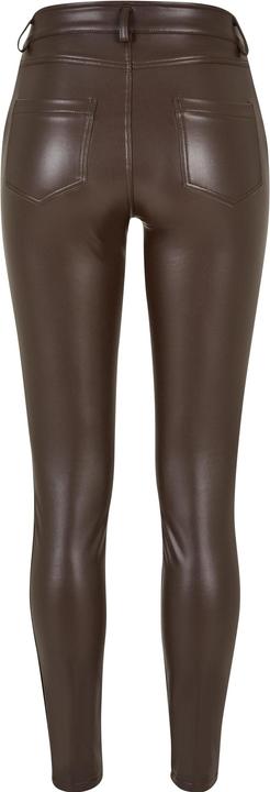 Produktbild Urban Classics Ladies Mid Waist Synthetic Leather Pants (27)