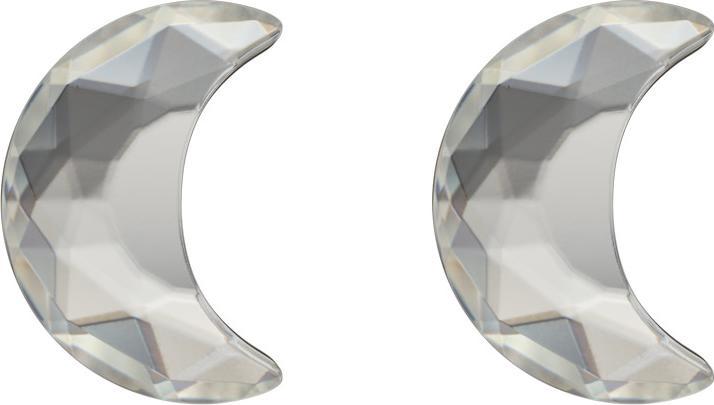 Actual product image Studex Sensitive ear stud moon crystal (Stainless steel)