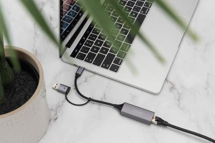 Actual product image Digitus DN-3028 (USB, USB-C, RJ45 2.5 Gigabit Ethernet (1x))