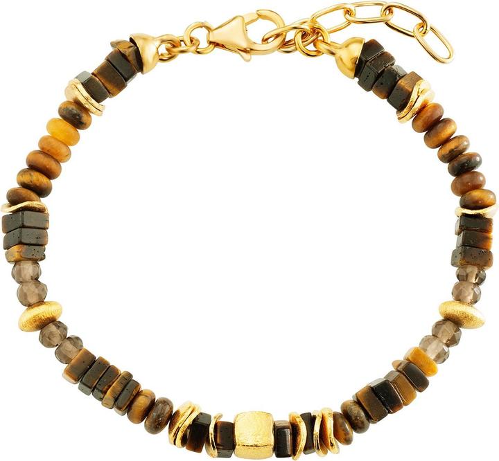 Marrone/beige, Oro