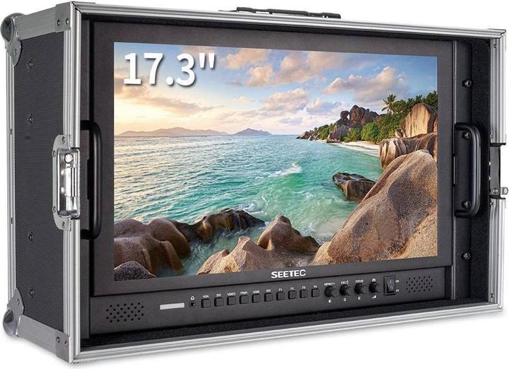 Feelworld SEETEC 17.3" 1920Ã1080 Pro Broadcast LCD Monitor with 3G SDI HDMI AV (suitcase) (17.30")