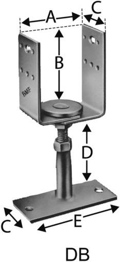 Produktbild Simpson Sst Stützenfuss (Stützenfuss, 1 Stk.)