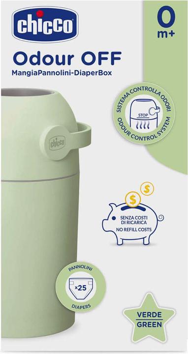 Produktbild Chicco Windeleimer ODOUR-OFF - GREEN - 0m+