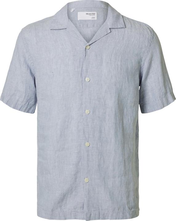 Selected Homme 100% Leinen Kurzarmhemd