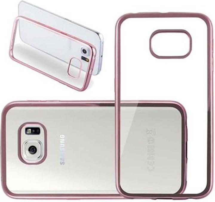 Actual product image Cadorabo TPU Cover Ultra Slim Chrome for Samsung Galaxy S6 EDGE (Samsung Galaxy S6 Edge)