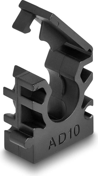 Delock Support de gaine de câble 10 mm, 8 pièces, noir