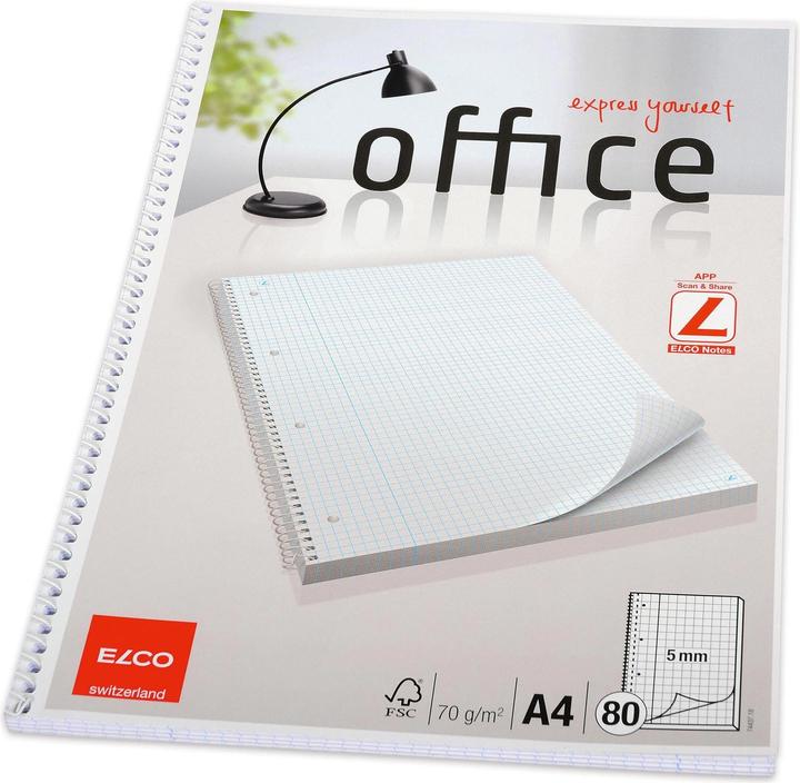 Produktbild Elco Collegeblock (A4, Kariert, Weicher Einband)