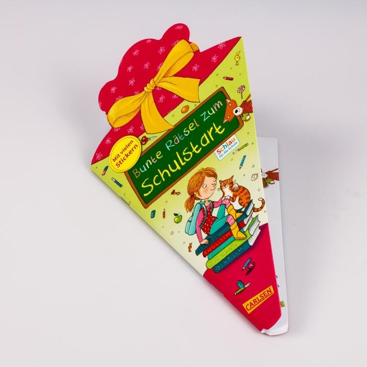 Actual product image Schlau für die Schule: Bunte Rätsel zum Schulstart (Schultüte 2025 rosa) (17.30 cm, 1 x)