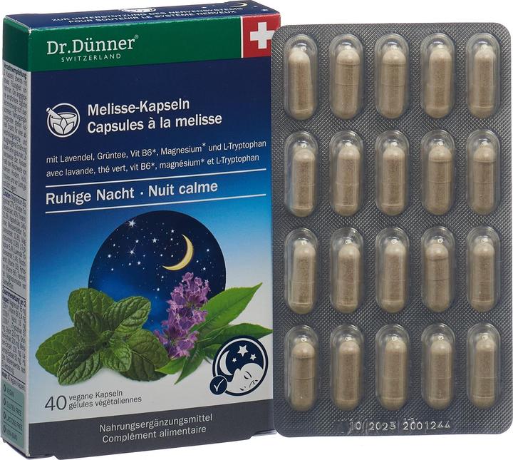 Actual product image Dr. Dünner EssenzaVita Melissa (20 Piece, Capsules, 40 g)