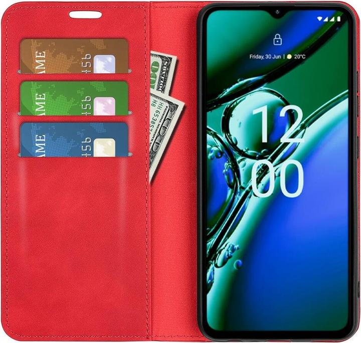 Image du produit Cover-Discount Nokia G42 - Housse Stand Flip Case rouge-copie (Nokia G42)