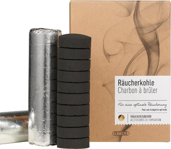 Produktbild Phytomed Räucherkohle 30 mm, 3 Rollen à 10 Tabletten