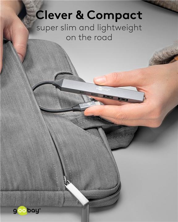 Produktbild Goobay Slim (USB-C, 5 Ports)
