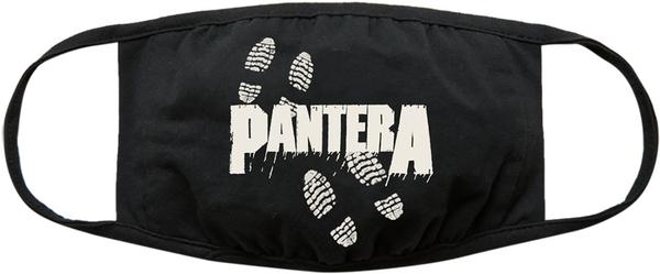 Rock Off Steel Foot Print Face Mask